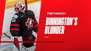 Binnington blunder sinks Canada against Sweden [upl. by Coney]