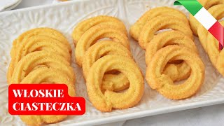 Włoskie kruche MAŚLANE CIASTECZKA  quotPASTE di MELIGAquot🍪  Włochy od kuchni [upl. by Eedrahc]