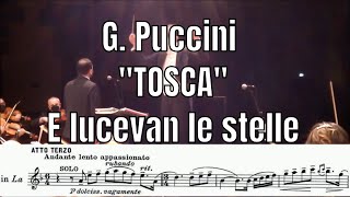 G Puccini quotToscaquot E lucevan le stelle Clarinet Score a mio zio Sabatino Morretta 16122022❤️ [upl. by Assirahc207]