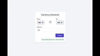 Currency Convertor  Important for Machine Coding Round Frontend Interview [upl. by Jordison559]