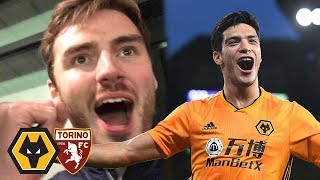 JIMENEZ SENDS WOLVES TO EUROPE Wolves Vs Torino Matchday Vlog [upl. by Redlac7]