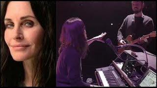 Courteney Cox impresses with her piano skills at Royal Albert Hall [upl. by Suhail]