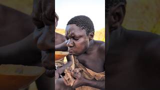 Wow what a delicious Soup Hadza Makes for todays Lunch So delicious and nutritious 😋😍‼️villagelife [upl. by Rahcir480]