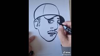 Tuto dessin Nekfeu par Jérôme Gorgeot [upl. by Nivlek264]