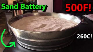 DIY Sand Battery Air Heaters wheat powered fans no electricity needed sand battery room heater [upl. by Vial]