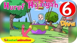 Huruf Hijaiyah bersama Diva full version  part 6   Kastari Animation Official [upl. by Etteval]