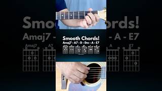 Try this smooth sounding chord progression Get your guitar and pluck along [upl. by Euqinotna]