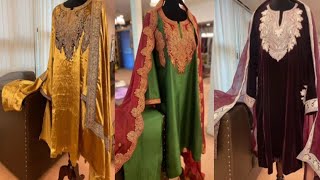 latest kashmiri bridal pheran design  beautiful bridal pheran design 🍁 [upl. by Ame]