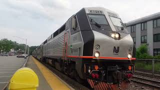 NJT MainBergen County Lines A Cloudy Humid Day at Waldwick Volume 1 w 4101 amp 4210 062324 [upl. by Naired613]