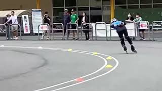 Wonderful inline skating by Skate Eightman at 5000m competition in Japan [upl. by Liatris]