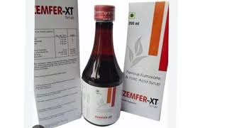 ZEMFER XT Syrup Ferrous Fumarate Folic Acid Syrup [upl. by Emanuel]