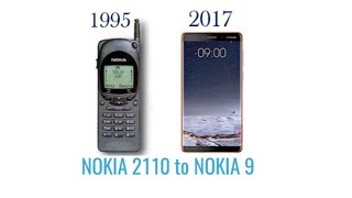 Nokia 2110 to Nokia 9 Evolution 1985 to 2017 [upl. by Enela]