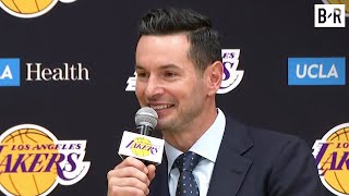 JJ Redick Introduced as Lakers Head Coach  Full Press Conference [upl. by Atnuhs437]