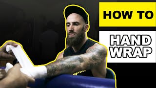 How To Wrap Hands For Thai Boxing  My Quick Easy Hand Wrap Tutorial For Muay Thai [upl. by Arias]