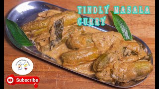 Tindly masala curry recipe in clay pot  Tindora masala curry restaurant style [upl. by Berrie]