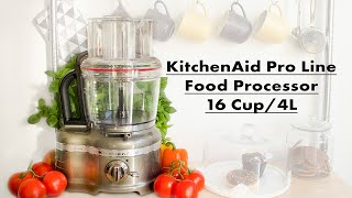 ARTISAN 4L FOOD PROCESSOR 5KFP1644  KitchenAid Pro [upl. by Hametaf919]