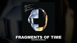 Daft Punk  Fragments of Time CLEAN ISOLATED ACAPELLA [upl. by Kado117]