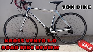 70k ude kross vento 10 road bike review and sale roadbike cycle malayalam [upl. by Daryn]