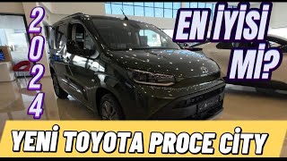 MAKYAJLI TOYOTA PROACE CİTY İNCELEMESİ  NEW TOYOTA PROCE CİTY [upl. by Ahsiryt]