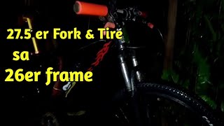 Mtb 275er Fork to 26er Frame [upl. by Jonis]