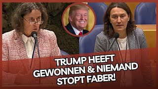 Faber is ZUURLINKS spuugzat Trump heeft gewonnen amp Faber is niet te stoppen [upl. by Sel]