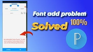 Pixellab Font Not Importing pixellab font add problem [upl. by Ateerys5]