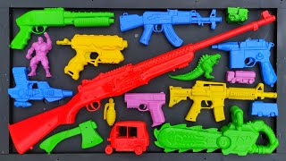 Membersihkan Nerf Ak47 Assault Rifle Shotgun Sniper Rifle Glock Pistol M16 Nerf gun Eps 101 [upl. by Noram]