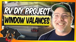 🔴 How we recovered our RV window valances  RV Renovations [upl. by Neelyak]