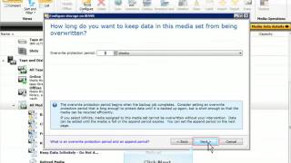 Symantec Backup Exec 2014  Creating Media Sets [upl. by Notlrak]