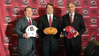 Will Muschamp Hiring Press Conference [upl. by Ellehsem]