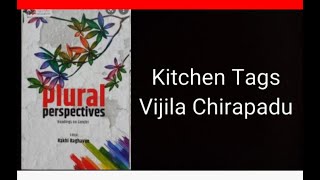 Kitchen Rags Vijila Chirapadu Plural Perspectives Readings on Gender [upl. by Ainattirb]