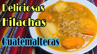 HILACHAS GUATEMALTECAS 🇬🇹 Comida De GUATEMALA Hilachas De Res RECETAS DE HILACHAS [upl. by Nireil]