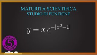 ROAD TO MATURITÀ  Ep 12 Studio di funzione esponenziale con valore assoluto [upl. by Eerahc332]