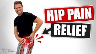 Hip Pain Relief  Release The Glute Group To Feel Better Fast [upl. by Adnot]