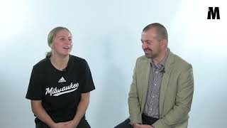 Kamy Peppler Interview  Womens Basketball Media Day 202425 [upl. by Stanwood]