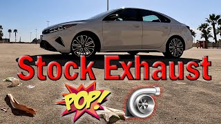 2023 Kia Forte GT Exhaust clip [upl. by Yclek644]