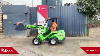 AVANT 528  TELESCOPIC LOADER  RS MACHINERY HIRE AND SALE [upl. by Snahc438]