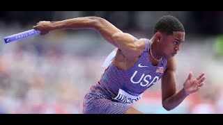 Quincy Wilson Debut and Incredible Comeback to Reach 4x400 Finals  Paris Olympics [upl. by Rothschild659]