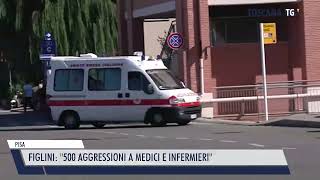 20241119 PISA  FIGLINI 500 AGGRESSIONI A MEDICI E INFERMIERI [upl. by Ahsieket]