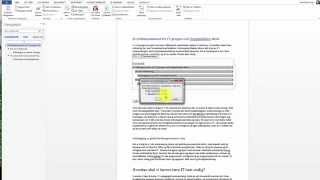 Tekstbehandling Bruk av stiler og automatisk innholdsfortegnelse i Word 2013 [upl. by Ffilc264]