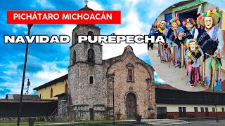 NAVIDAD PURÉPECHA en PICHÁTARO MICHOACÁN Nos encontramos a los VIEJITOS  TEREHES y PASTORELAS [upl. by Nohsad260]