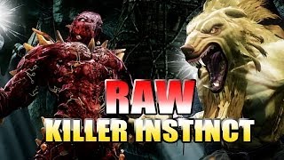 KILLER INSTINCT IN THE RAW 1 Full Gameplay Matches [upl. by O'Shee]