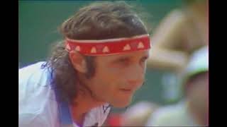 French Open 1982 Final  Mats Wilander v Guillermo Vilas part 2 [upl. by Guadalupe405]