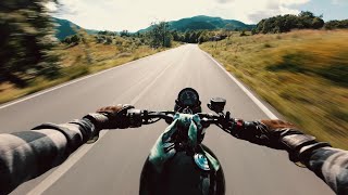 2  Triumph Bonneville ST 900 POV ride  engine sound only [upl. by Uaerraj18]