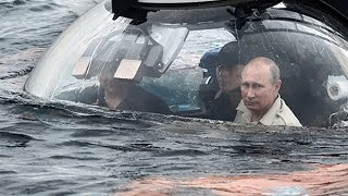 Russian President Vladimir Putin pays visit to Crimea in a submarine [upl. by Nowd]