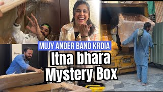 Itna bhara Mystery Box 🙀 Mujy Ander band krdia  Pralog Episode 128 [upl. by Adlev]