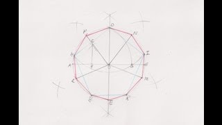 Como fazer um Decágono inscrito numa circunferência Passo a Passo [upl. by Auerbach785]