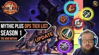 TWW M DPS Tier List updated  The War Within [upl. by Ruffo]