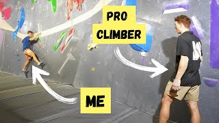 Rock Climbing But I Trained With a Pro Climber [upl. by Patton]