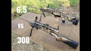 308 vs 65 creedmoor at 1000 yards [upl. by Sherburn]